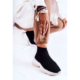 Damen High Cloth Sportschuhe Schwarz Nolly 1