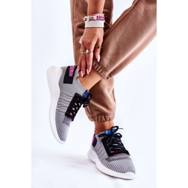 Damen Sportschuhe Slip-on Grau Klayra 2