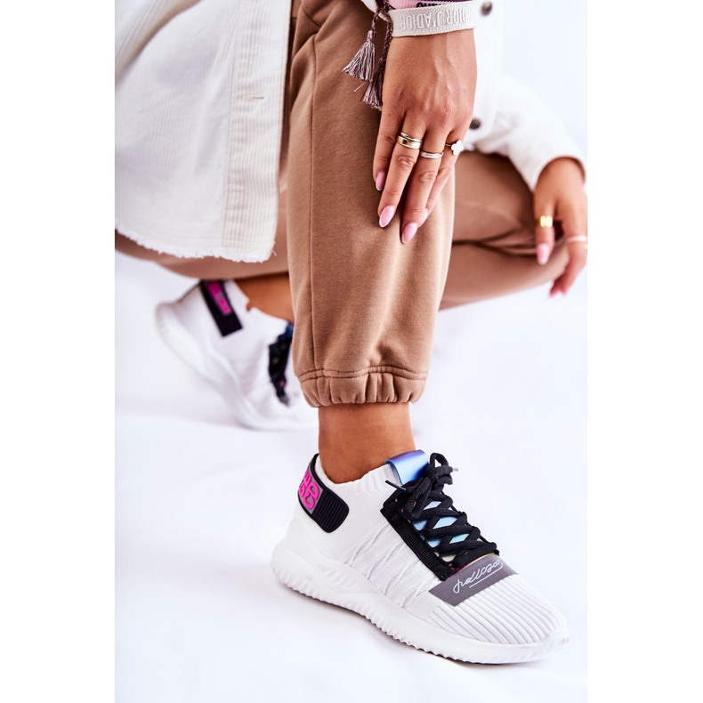 Damen Sportschuhe Slip-On Sneakers Weiß Klayra 2