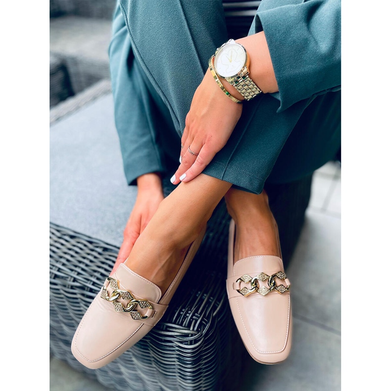 Mallow Khaki Damen-Slipper beige 2