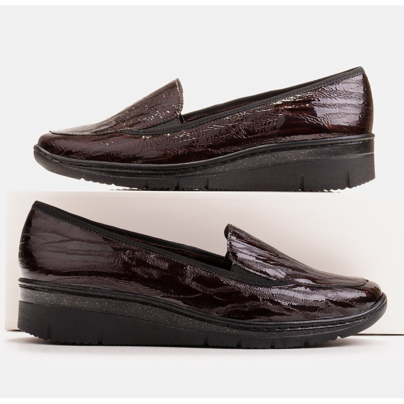 Radoskór Bequeme braune Damenschuhe für einen breiteren Fuß 1