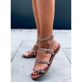 Hazel Champagne Gladiator-Sandalen rosa 1