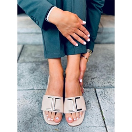 Azalea Nude Damensandalen beige 1