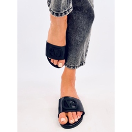 Scilla Schwarze Damenhausschuhe 1