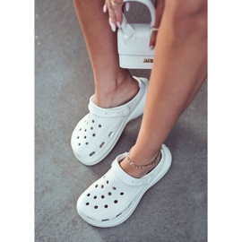 FS1 Crooks' Schaumstoff-Hausschuhe für Damen Weiß Coline 1