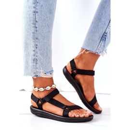 Damen-Sportsandalen Schwarz 2