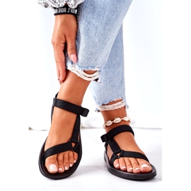 Damen-Sportsandalen Schwarz 4