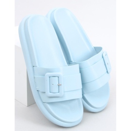 Alana Blue Damenhausschuhe blau 2