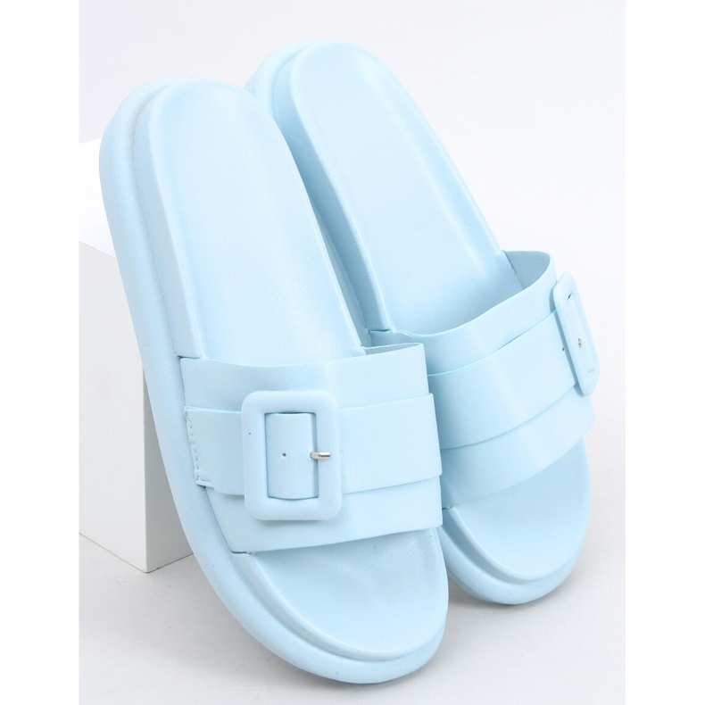 Alana Blue Damenhausschuhe blau 2