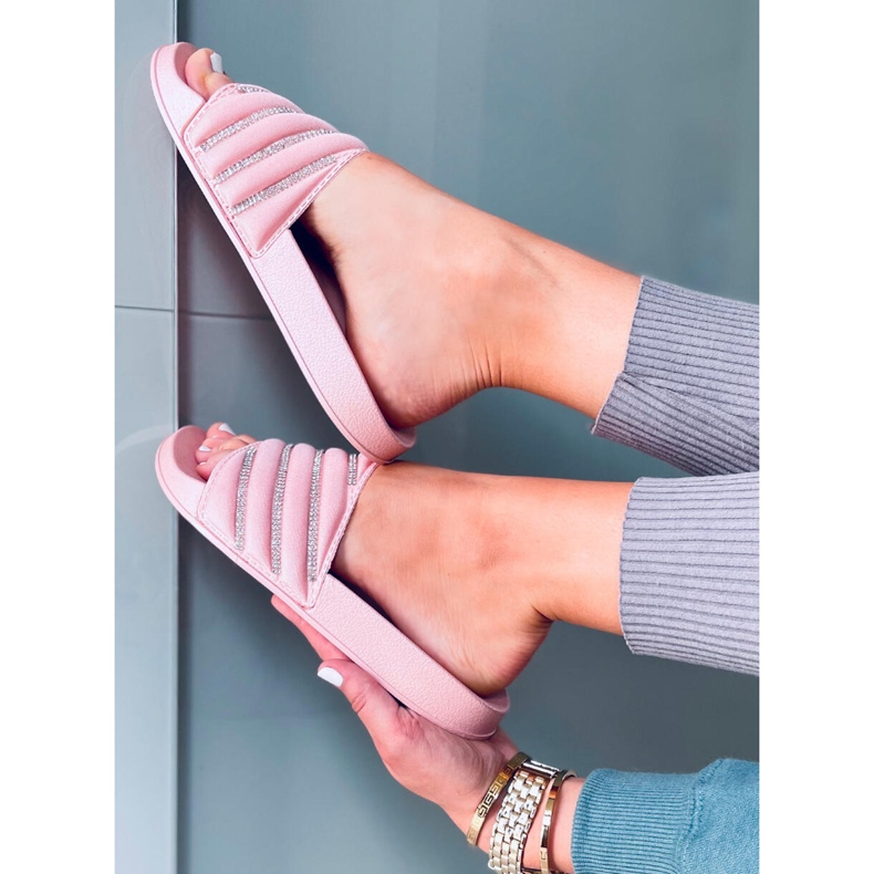 Jaime Pink Damenhausschuhe rosa 2