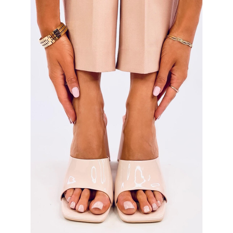 Meryl Nude Sandaletten mit hohen Absätzen beige 1
