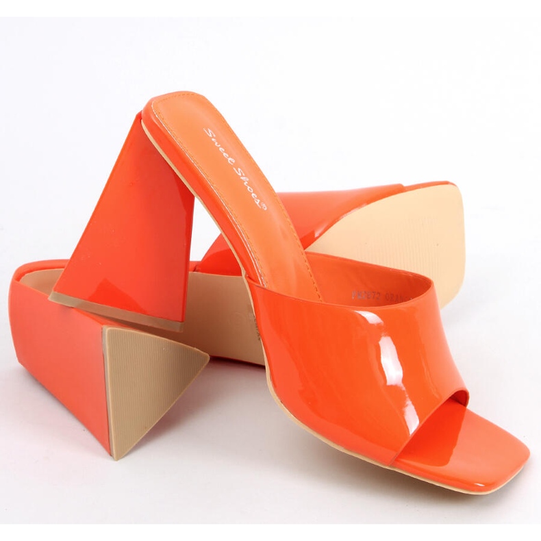 BM High Heels in Meryl Orange 1