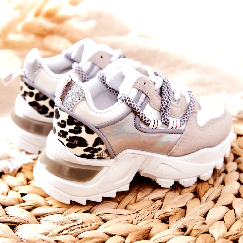 FR1 Kinder Sportschuhe Sneakers Weiß Rommie mehrfarbig 3