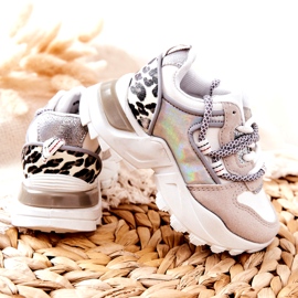 FR1 Kinder Sportschuhe Sneakers Weiß Rommie mehrfarbig 4