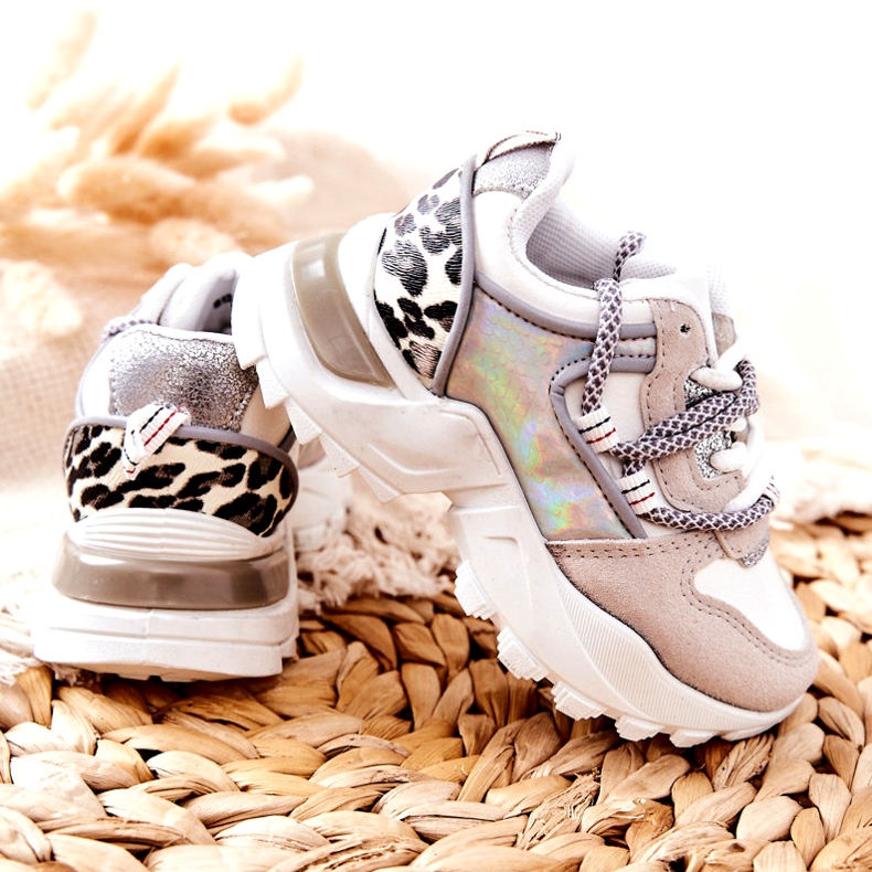 FR1 Kinder Sportschuhe Sneakers Weiß Rommie mehrfarbig 4