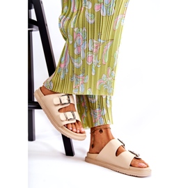 PJ1 Klassische beige Damen-Slipper von Weston 1