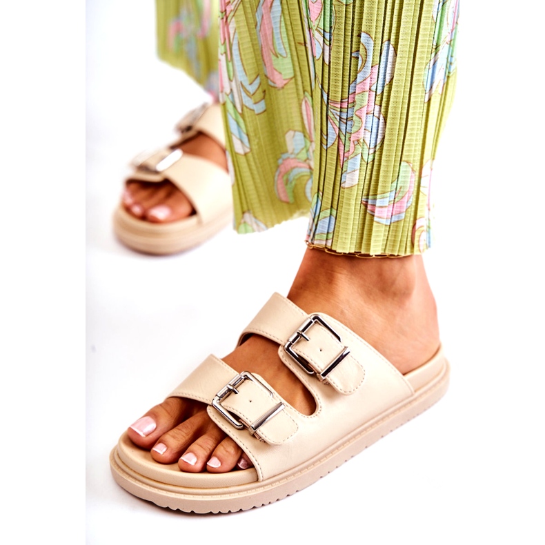 PJ1 Klassische beige Damen-Slipper von Weston 2