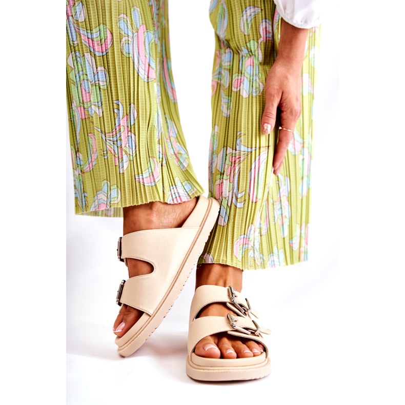 PJ1 Klassische beige Damen-Slipper von Weston 3