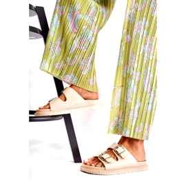 PJ1 Klassische beige Damen-Slipper von Weston 4