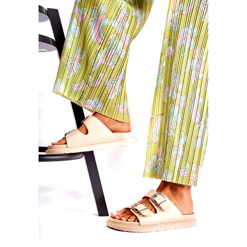 PJ1 Klassische beige Damen-Slipper von Weston 4