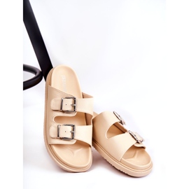 PJ1 Klassische beige Damen-Slipper von Weston 5