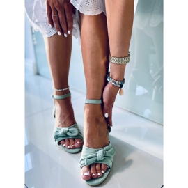 Giselle Green Sandaletten mit hohem Absatz grün 1