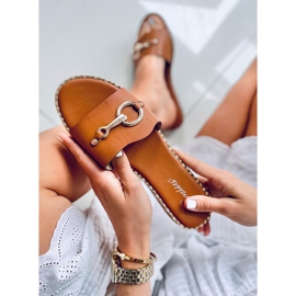 Kettle Camel Damenhausschuhe braun 2