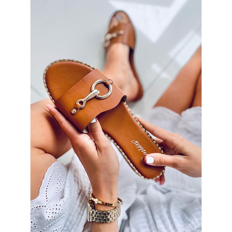 Kettle Camel Damenhausschuhe braun 2