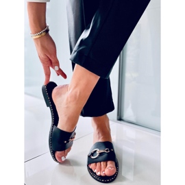 Kettle Schwarze Damenhausschuhe 2