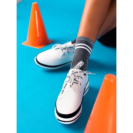 ARTIKER Modeschuhe aus Leder weiß schwarz 1