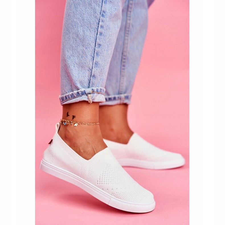 Weiße Sneakers für Damen Slip-On Sneakers Big Star FF274A608 2