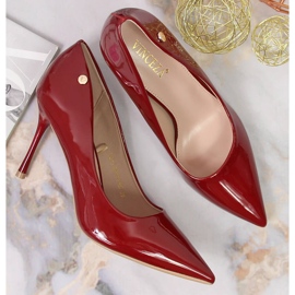 Pumps Stilettos lackiert rot Vinceza 2