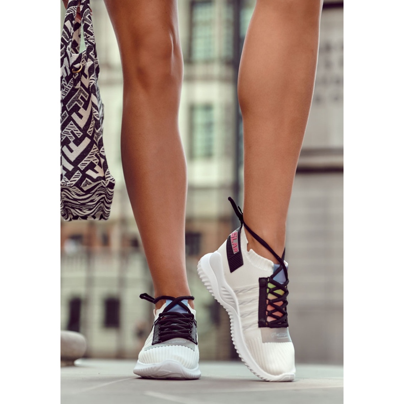 Damen Sportschuhe Slip-On Sneakers Weiß Klayra 1