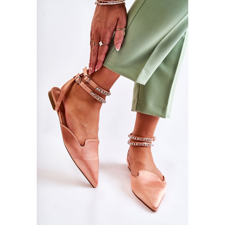 WS1 Damensandalen mit Spitze in Pink Amisha Spitz rosa 2