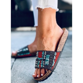 Taida Schwarze Korkhausschuhe 1