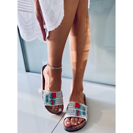 PA1 Taida Weiße Korkhausschuhe 2