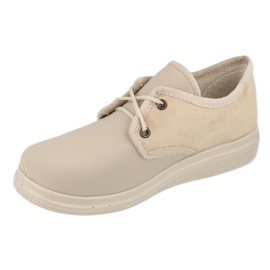 Dr.ORTO Befado Herrenhausschuhe PU 990M002 beige 2