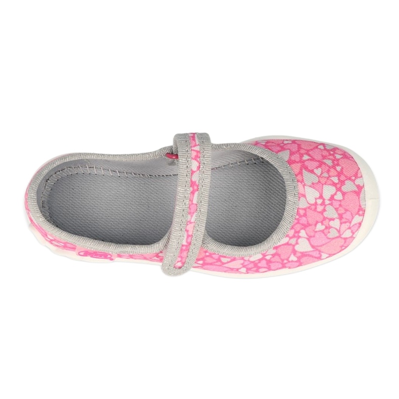 Befado Kinderschuhe 114Y476 rosa grau 1