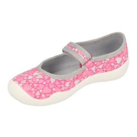 Befado Kinderschuhe 114Y476 rosa grau 2
