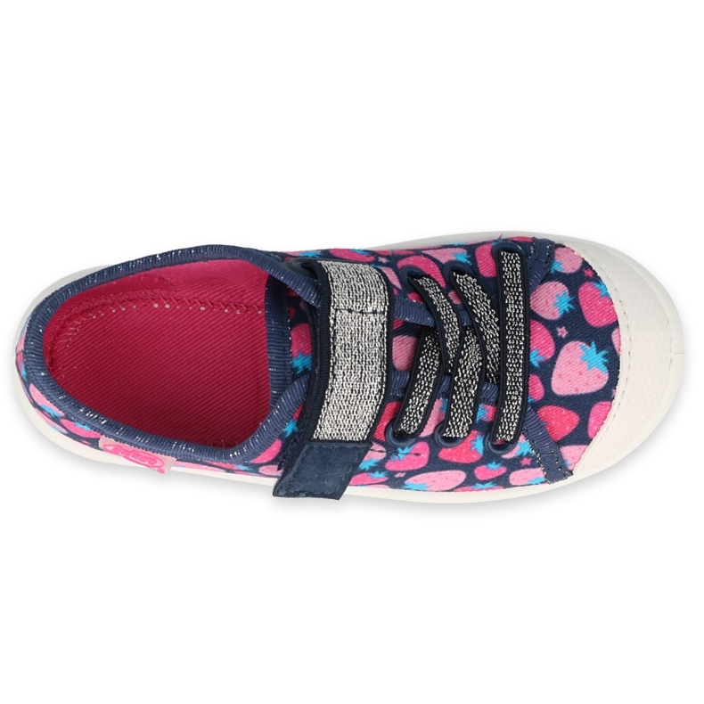 Befado Kinderschuhe 251X191 navy blau rosa 3