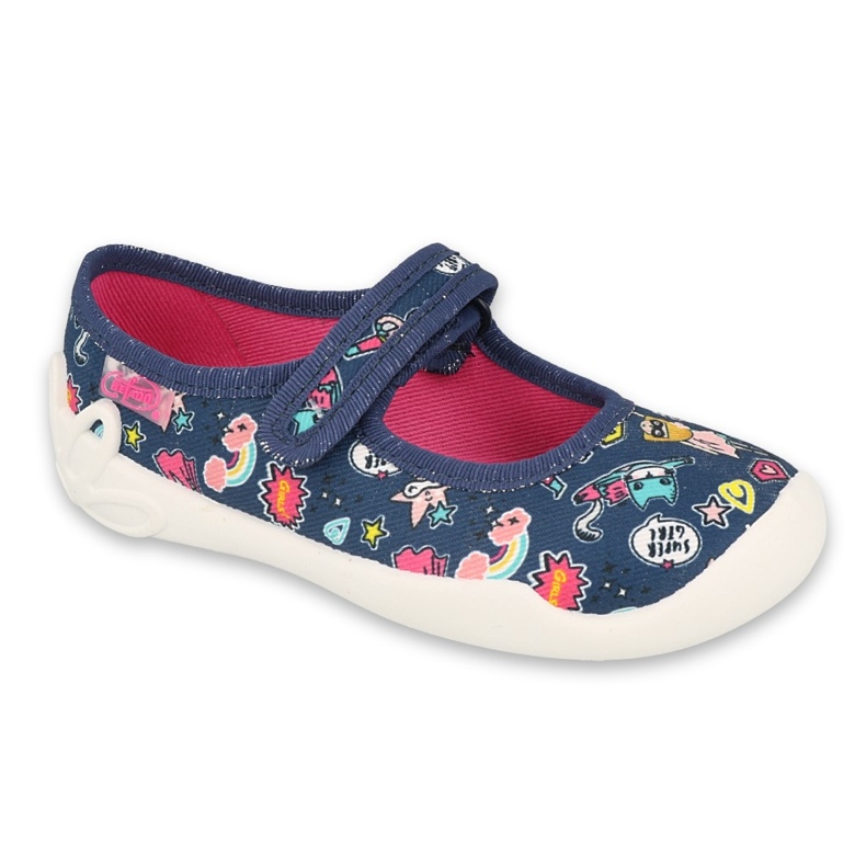 Befado Kinderschuhe 114Y482 marineblau mehrfarbig 4