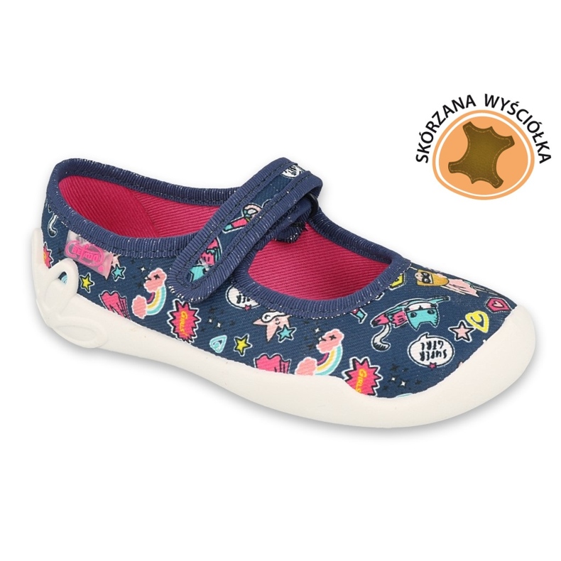 Befado Kinderschuhe 114Y482 marineblau mehrfarbig 5