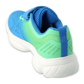 Befado farbige Jugendschuhe 516Q121 blau gelb 2