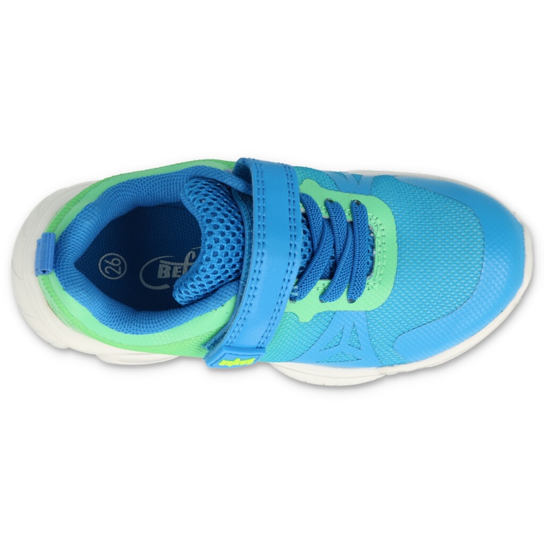Befado farbige Jugendschuhe 516Q121 blau gelb 3