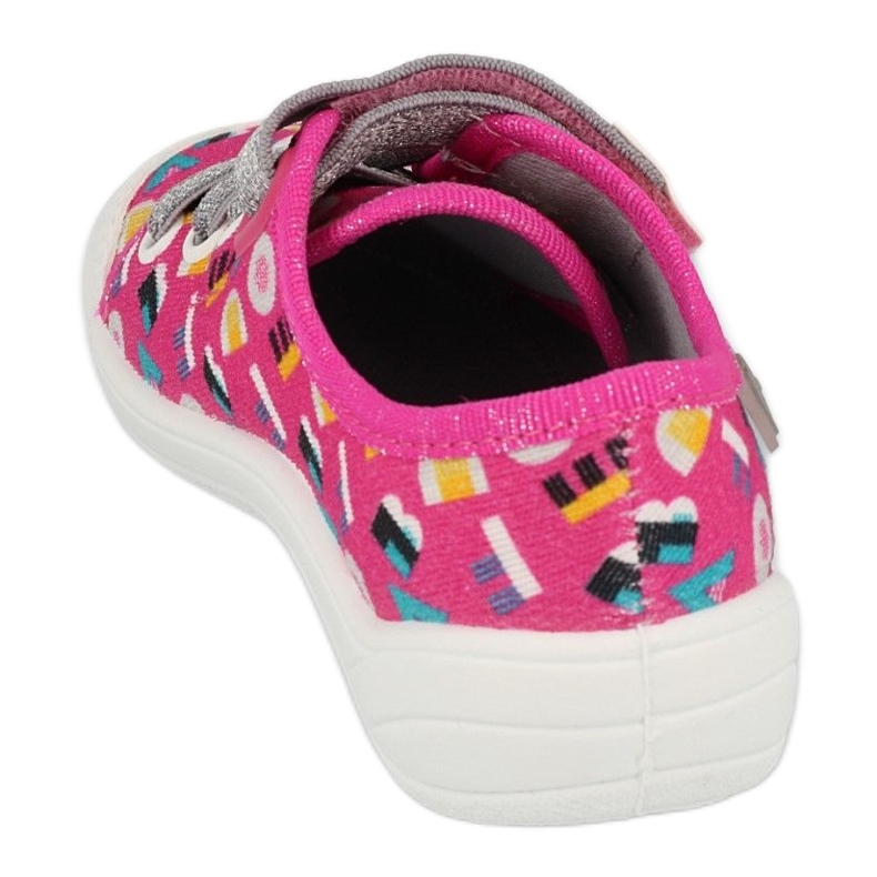 Befado Kinderschuhe 251Y181 rosa silber- mehrfarbig 1