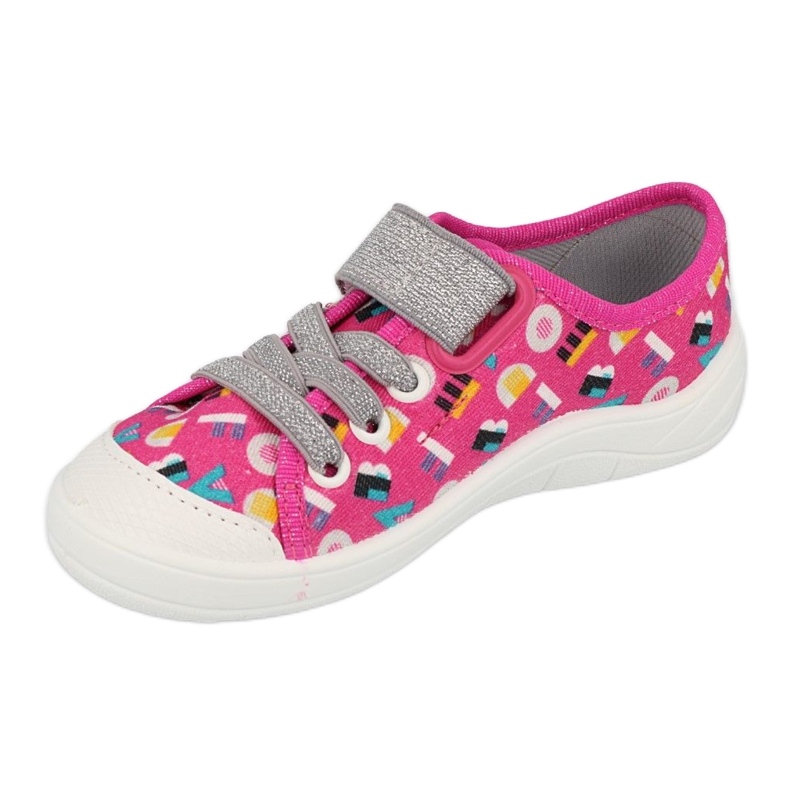 Befado Kinderschuhe 251Y181 rosa silber- mehrfarbig 3