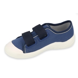 Befado Kinderschuhe 672X076 marineblau blau 1