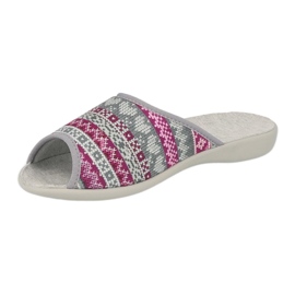 Befado Damenschuhe PU 254D133 rosa grau 2