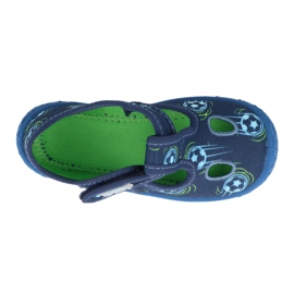 Befado Kinderschuhe 533P015 blau grün 3