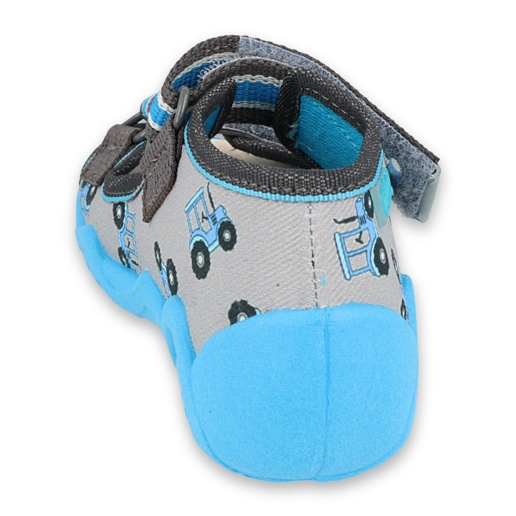 Befado gelbe Kinderschuhe 350P027 blau grau 3